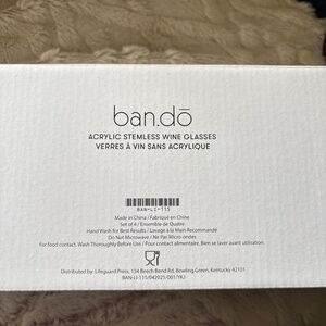 Plastic Glitter Glasses Set of 4